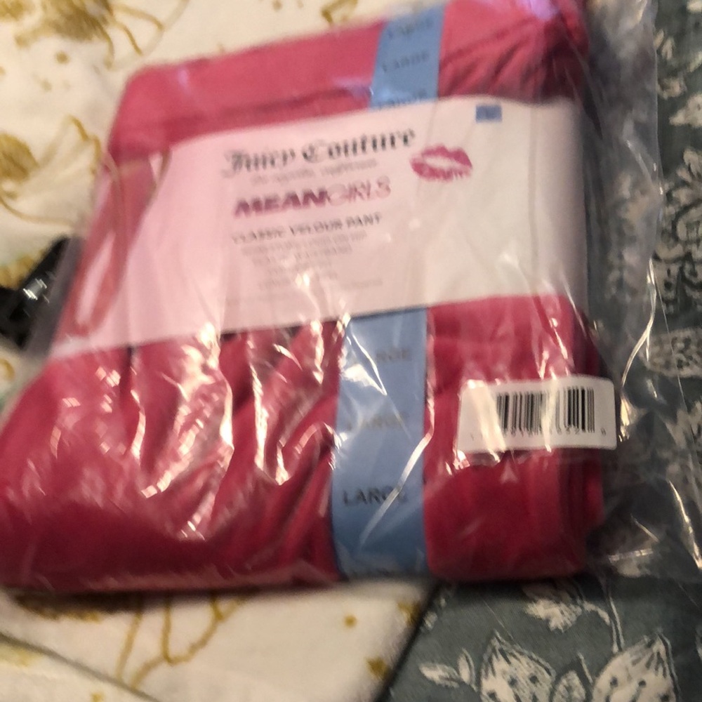 NIB Juicy Couture X Means Girls ( Ladies Pull On Velour Pants - Picture 6 of 6